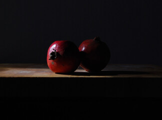 Pomegranates on board