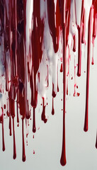 dripping paints against simple background ideal to add text