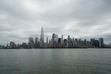 Naklejka premium Ellis island, new york