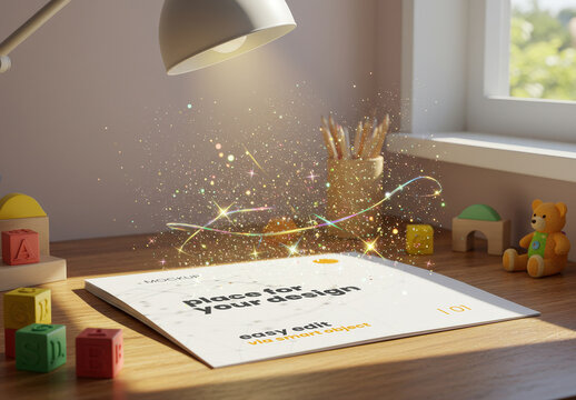 Magic Coming Out from Page Mockup