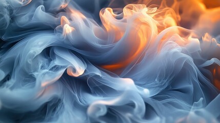 Fototapeta premium Abstract swirling smoke, ethereal colors, dreamy texture