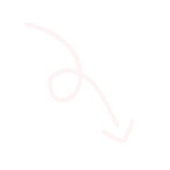 Obraz premium Curved Arrow Illustration