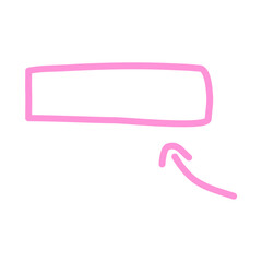 Arrow Pointing to a Square