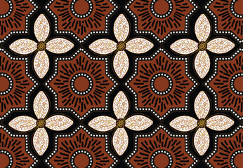 A very unique classic batik motif from Indonesia