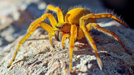Golden Spider: A Close-Up Look at this Striking Arachnid in its Natural Habitat