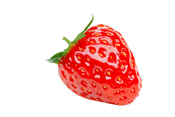 strawberry on white background