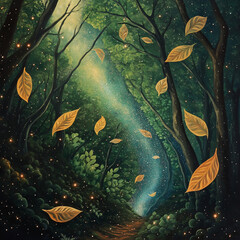 autumn in the forest