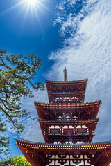 【奈良県】薬師寺 西塔（世界文化遺産）