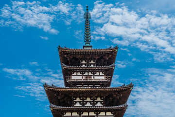 【奈良県】薬師寺 東塔（世界文化遺産）