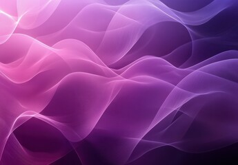 Obraz premium Soft Flowing Waves in Pink and Purple Hues Creating a Dreamy Abstract Background Design for Modern Digital Art and Creative Projects