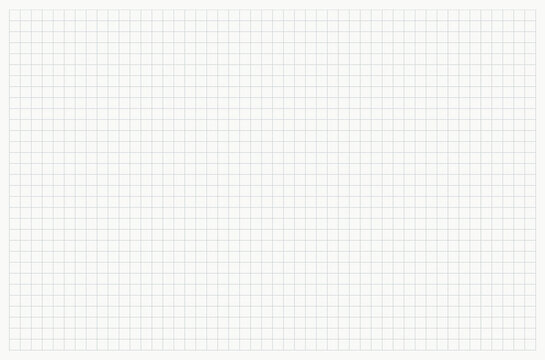 Simple grid banner. Clean checkered notebook sheet background. Vector illustration.