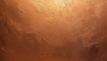 Abstract Copper Metal Texture with Brushed Finish