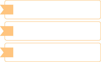 3 Point List Infographics