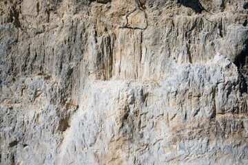 Texture of the Cliff in Bright Sunlight – Dramatic Rock Surface Detail