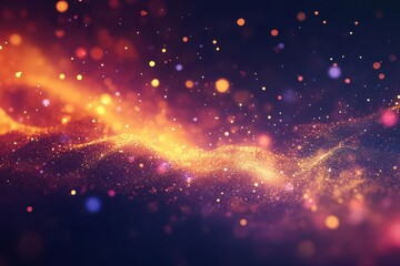 Abstract Light Background for Multiple Projects Like Science Music Art
