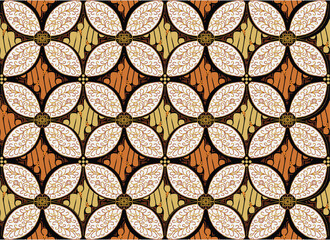 A very unique classic batik motif from Indonesia