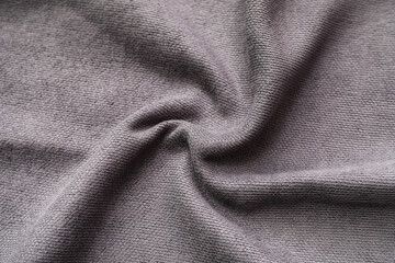 Texture of grey fabric as background