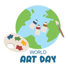illustration for world art day