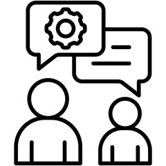 Obraz premium Conversation Icon