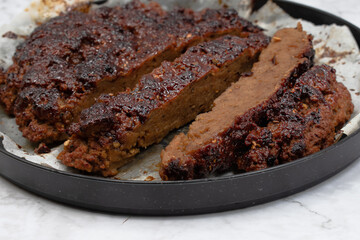 Seitan as meat substitute, vegan protein
