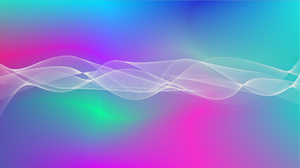 Elegant Curved Lines Artistic Background