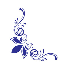 Classic calligraphy swirl. Vintage decorative frame with floral organic motif and scroll element. Design element for wedding invitation. Hand drawn vector illustration isolated on background