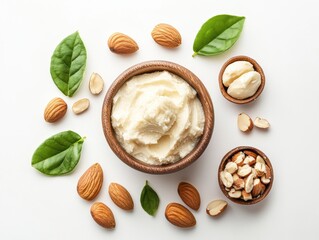 Almond and Shea Butter Bowl with Nuts