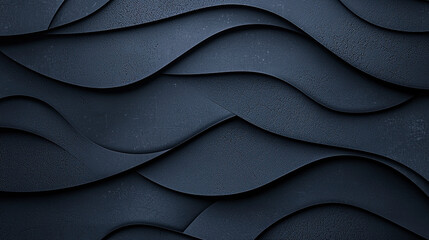 Obraz premium Geometric shapes made of gray paper with an abstract background. Ideal for minimalist, modern interior design and conceptual visuals. 
