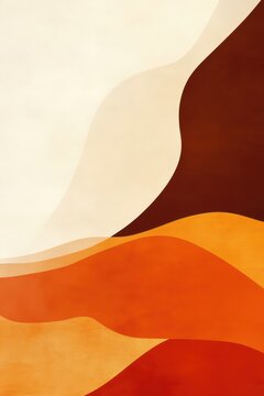 Vintage retro gradient background, burnt orange brown mustard beige faded look abstract texture banner, poster header design

