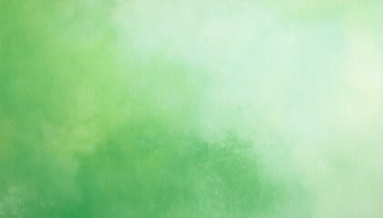 春の穏やかな朝に漂う霞を感じさせる、パステルグリーンの和紙の風合いと白い筆の優しいタッチ
