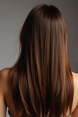 woman with long hair