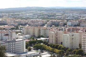 Castelo Branco, Beira Baixa, Portugal, October 25, 2021. Views from Castelo Branco