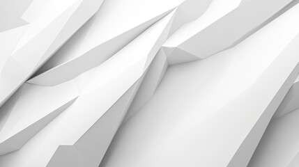 Fototapeta premium Abstract White Geometric Pattern