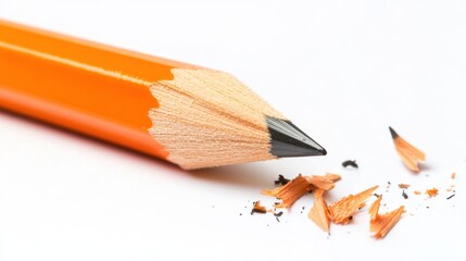 Closeup of a Sharpened Pencil