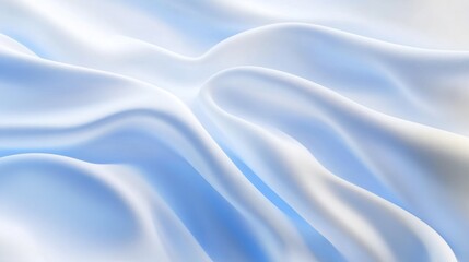 Obraz premium Soft Blue Silk Fabric