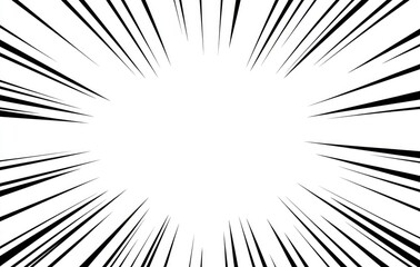 Fototapeta premium Abstract radial lines creating a burst or zoom effect with a central white space.