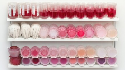 Chromatic Gradation: A Study in Pink and Red Hues