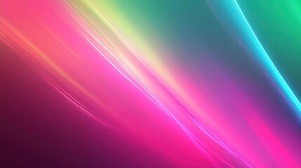 Fototapeta premium Abstract vibrant waves of color in a smooth gradient.