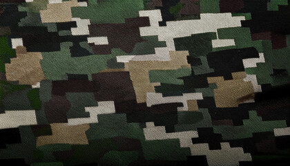 Trendy Digital Camouflage Pattern