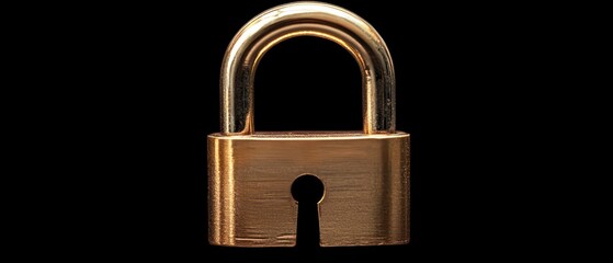 Golden Padlock: A Symbol of Security and Protection