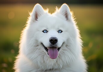 Naklejka premium Stunning Close-Up Dog Photography: Capturing Canine Expressions & Details in High Resolution