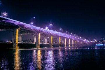 반포대교 무지개분수