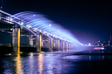 반포대교 무지개분수