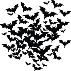 Fototapeta premium vector silhouettes of birds