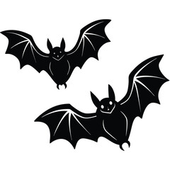 set of halloween bats
