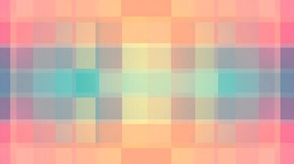 Abstract Pastel Colored Grid Pattern Design