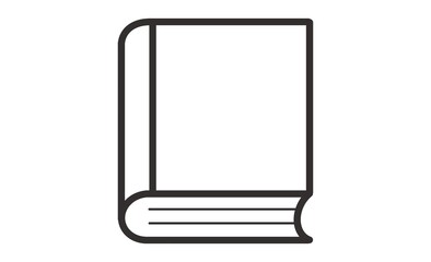 本のアイコン 読書と知識のシンボル