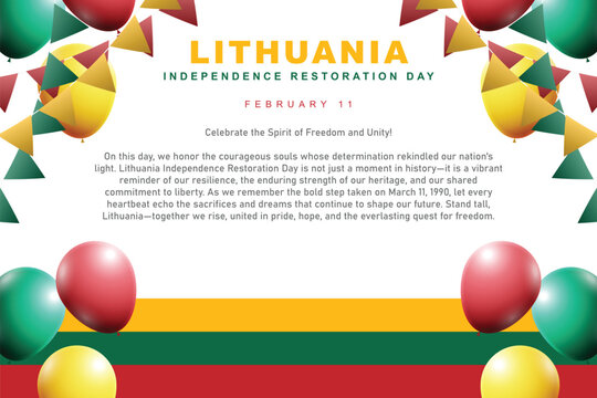 Lithuania Celebrates Its Independence Restoration Day