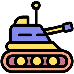 toy tank icon