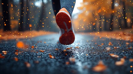 Dynamic flyer mockup for a marathon event with bold text and action oriented design isolated on a transparent background for sports promotions